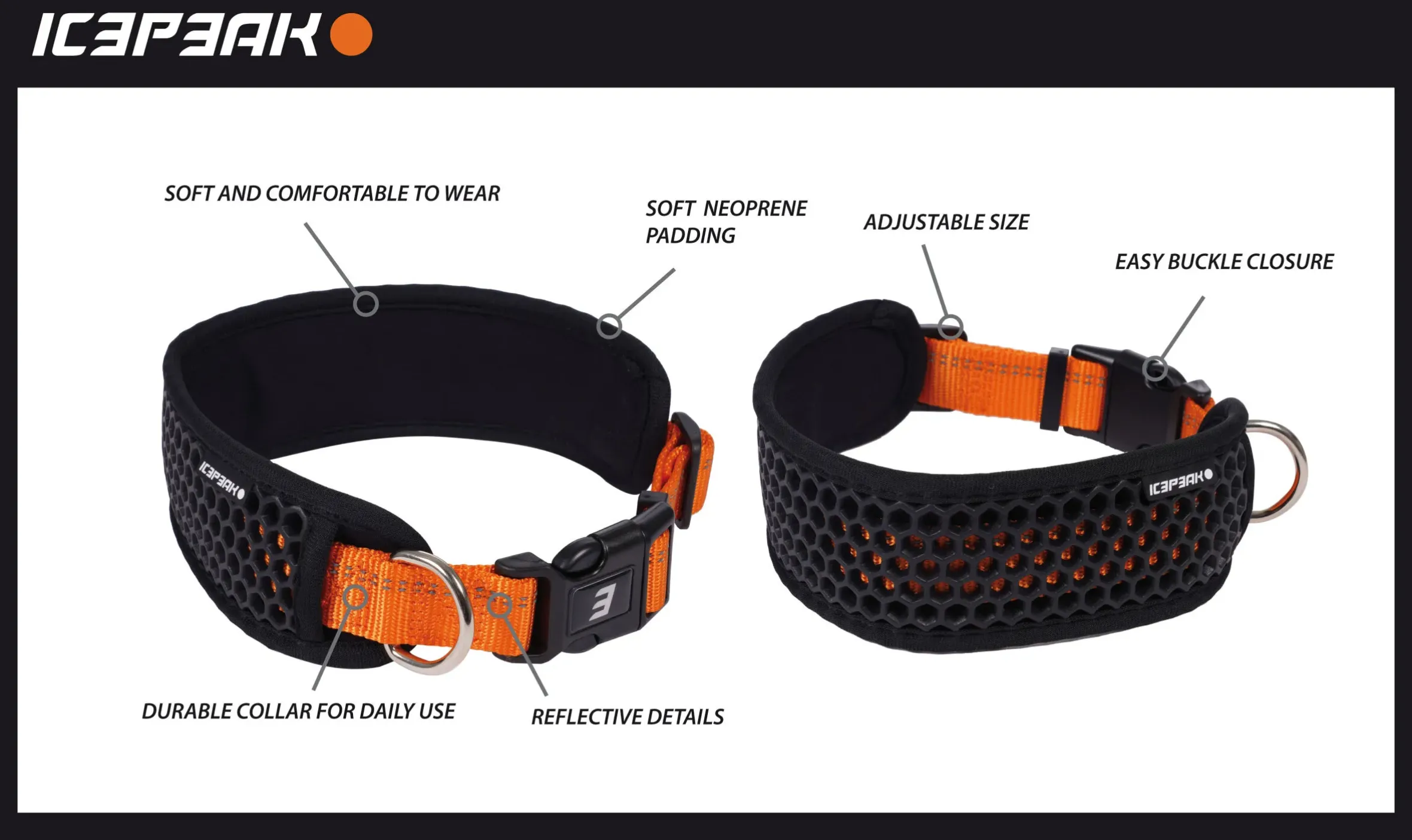 Icepeak Pet CombCollar