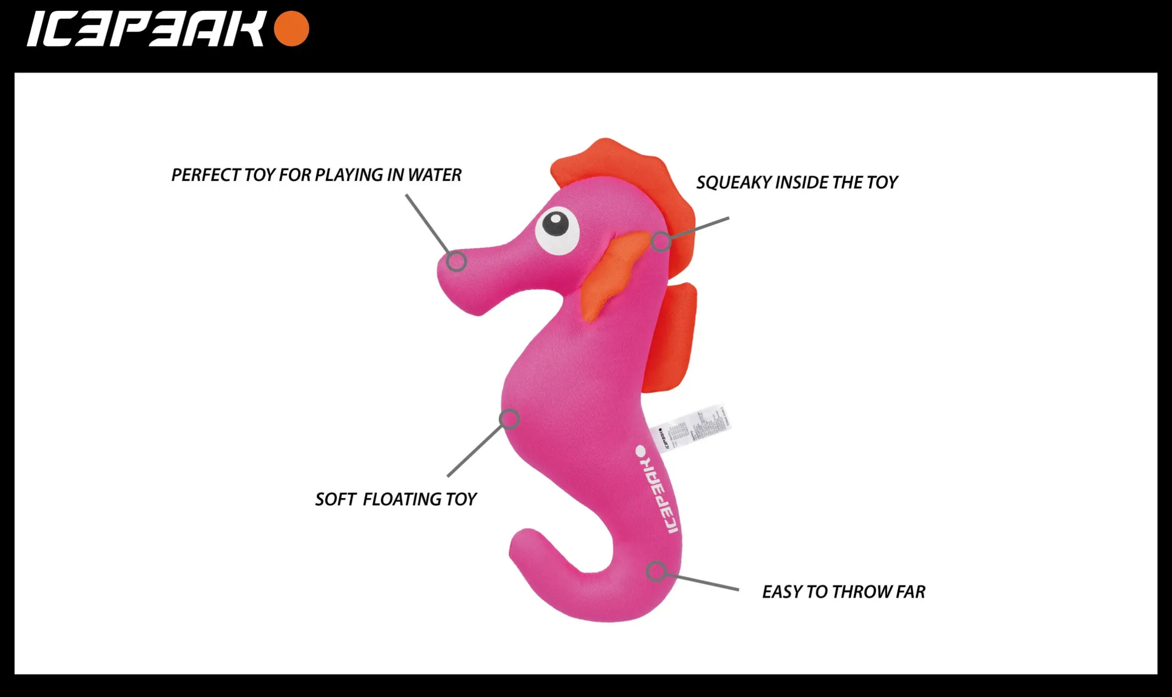 Icepeak Pet Seahorse Floating toy