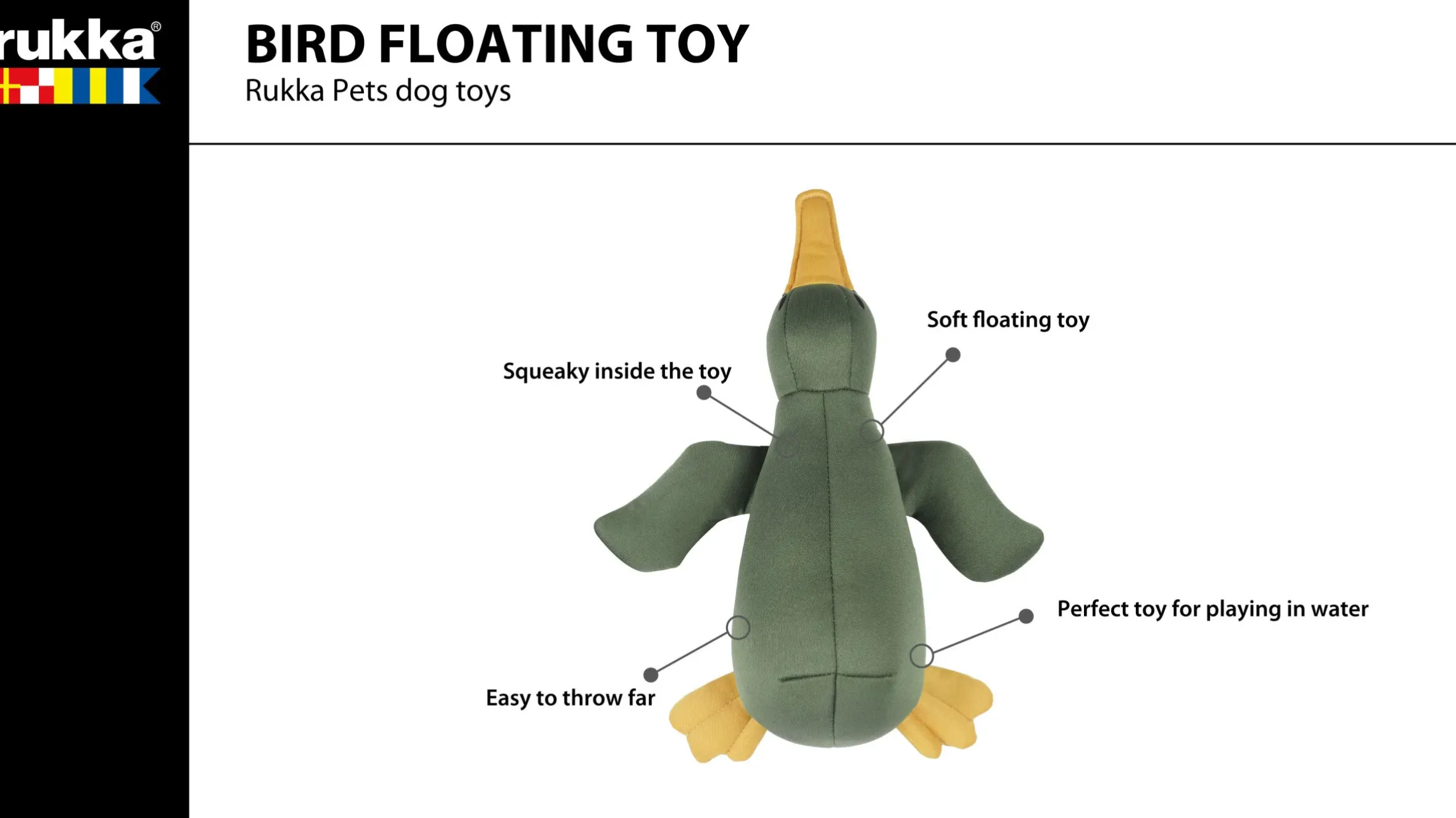 Rukka Pets Bird Floating Toy