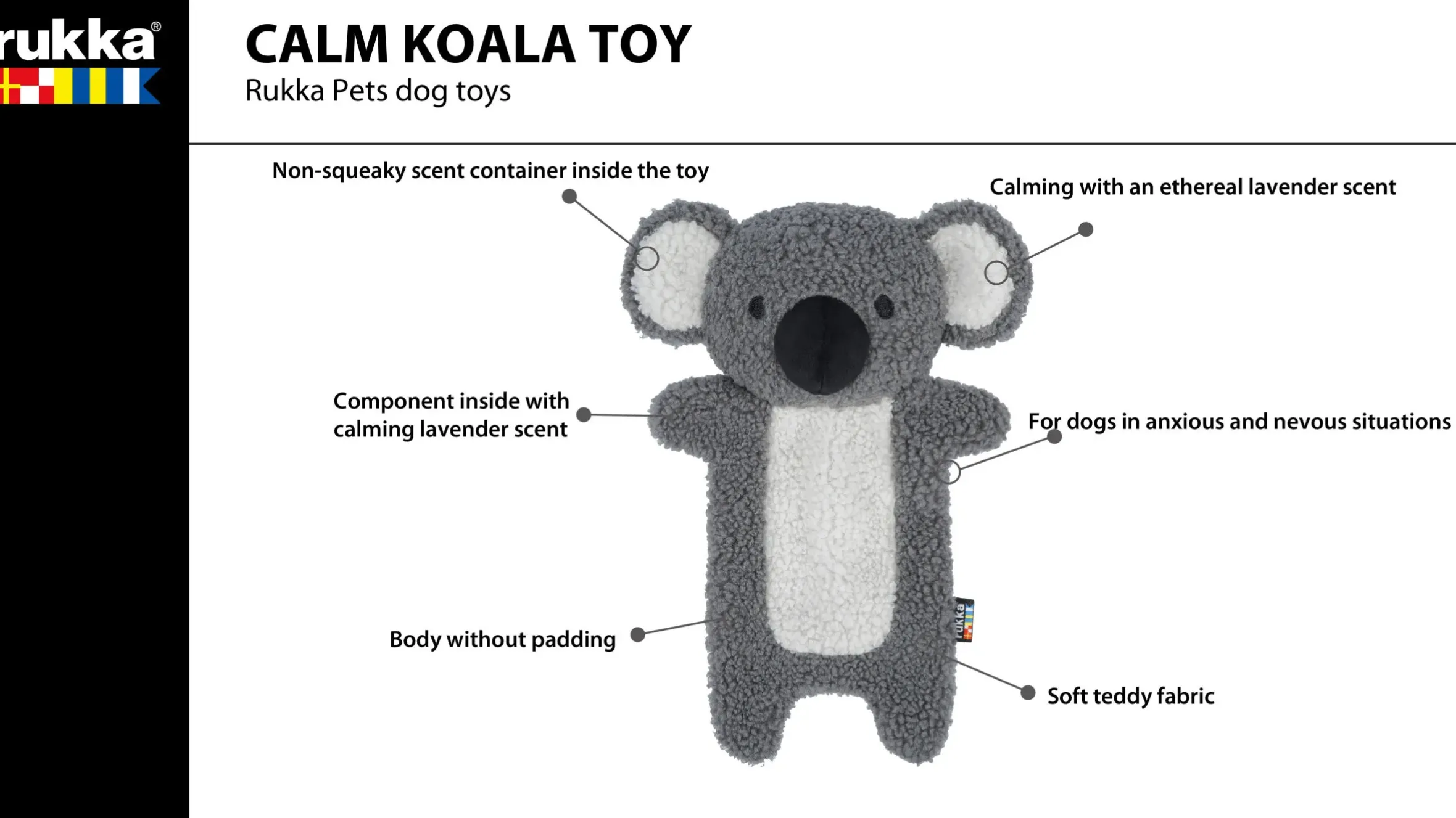 Rukka pets Calm Koala Toy